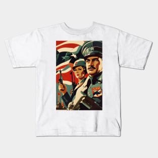 Soviet soldiers art Kids T-Shirt